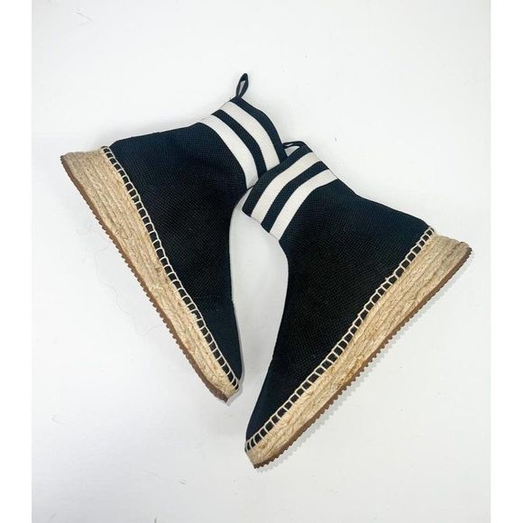 Authentic ALEXANDER WANG Black Dylan Stretch-Knit Sock Ankle Boots Size … - Picture 6 of 11